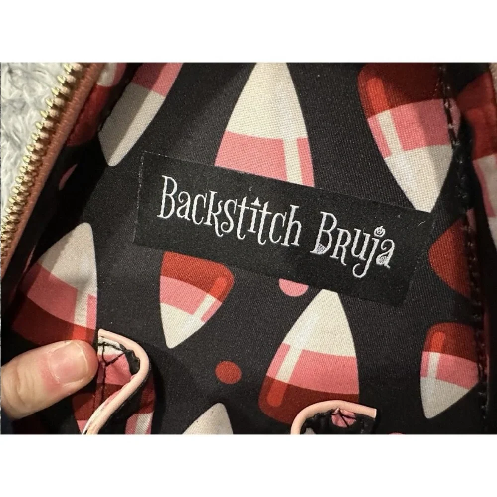 Backstitch Bruja Cupid Corncha Bag Pink Adjustable Strap